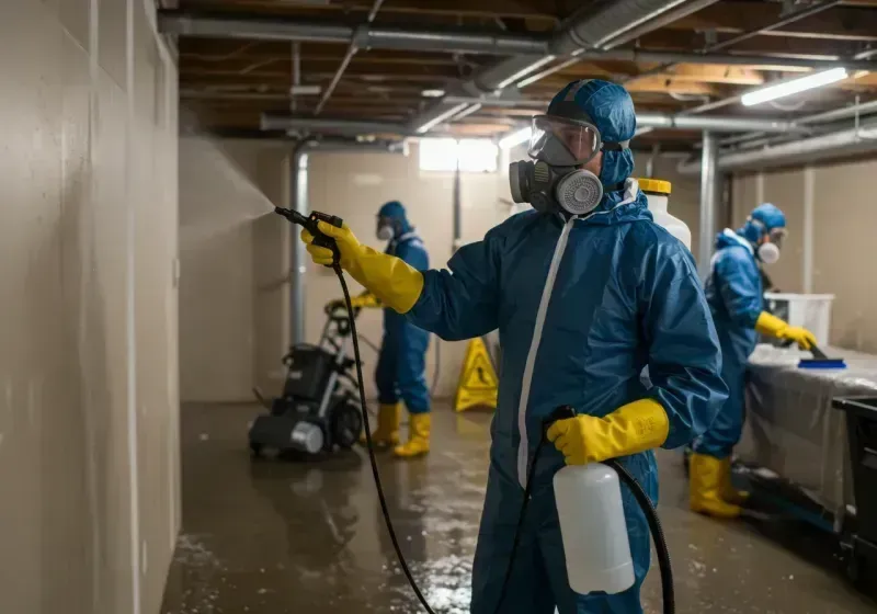 Basement Sanitization and Antimicrobial Treatment process in Missouri City, TX